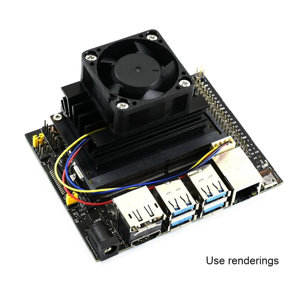 Jetson Nano Cooling Fan 5V, 4PIN Reverse-proof,PWM Speed Adjustment, Strong Cooling Air