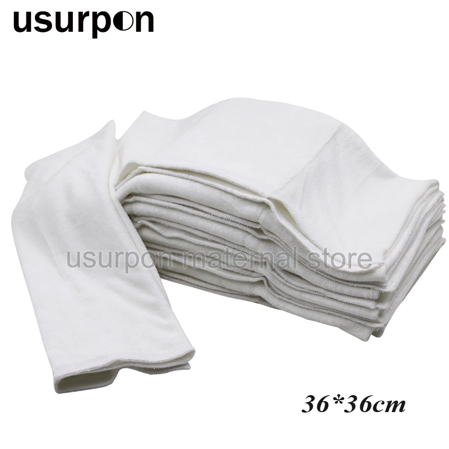 [Usurpon] 1 stück ECO bambus waschbar vorfalz windel bambus faser Baby Einfügung bambus faser einfüGen 36*36 cm für Baby windeln
