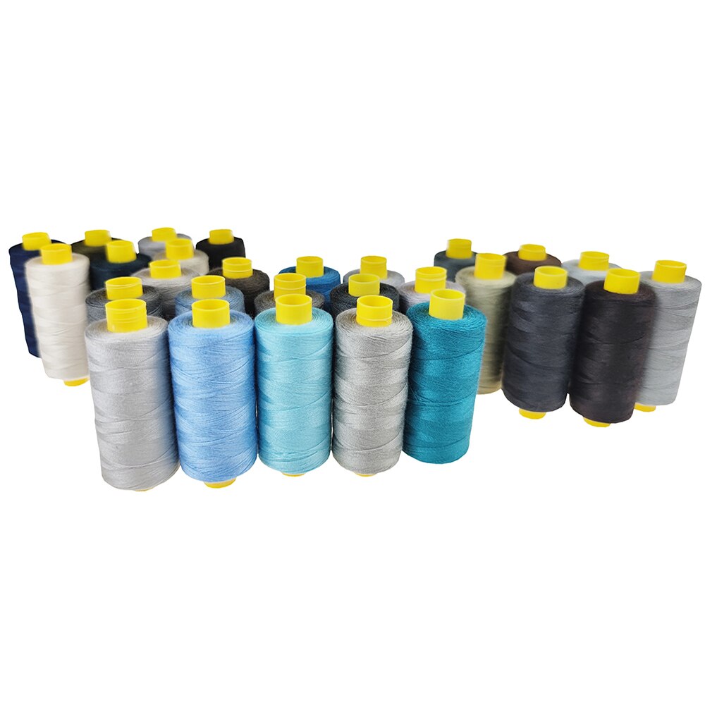 Sanbest Spun Polyester Sewing Thread 500 Meters 40s/2 High Speed Hand Stitching Sewing Machine Overlocking Threads Home