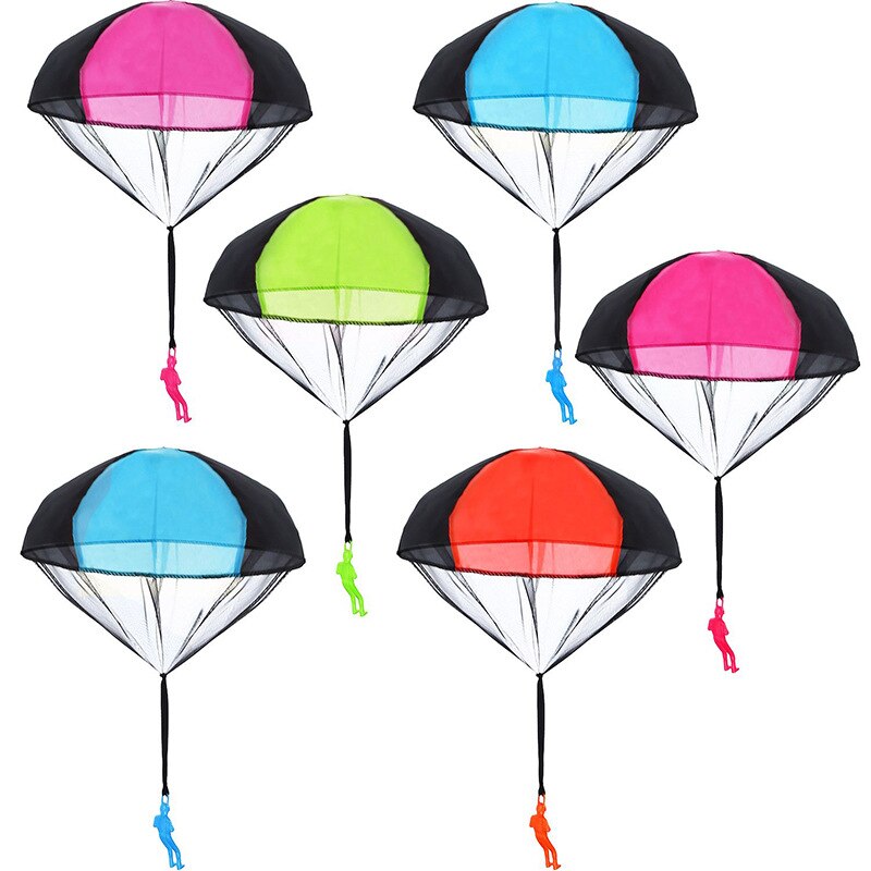 Hand Throwing Parachute Kids Outdoor Funny Toys Game Play Educational Toys for Children Fly Parachute Sport Mini Soldier Toy