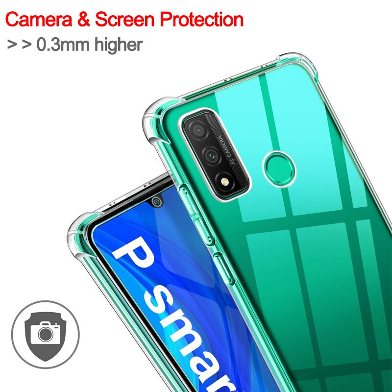 Case + Glass for P Smart Silicone Cases P Smart Huawei P Smart Phone Cover P Smart Huawei P Smart Case