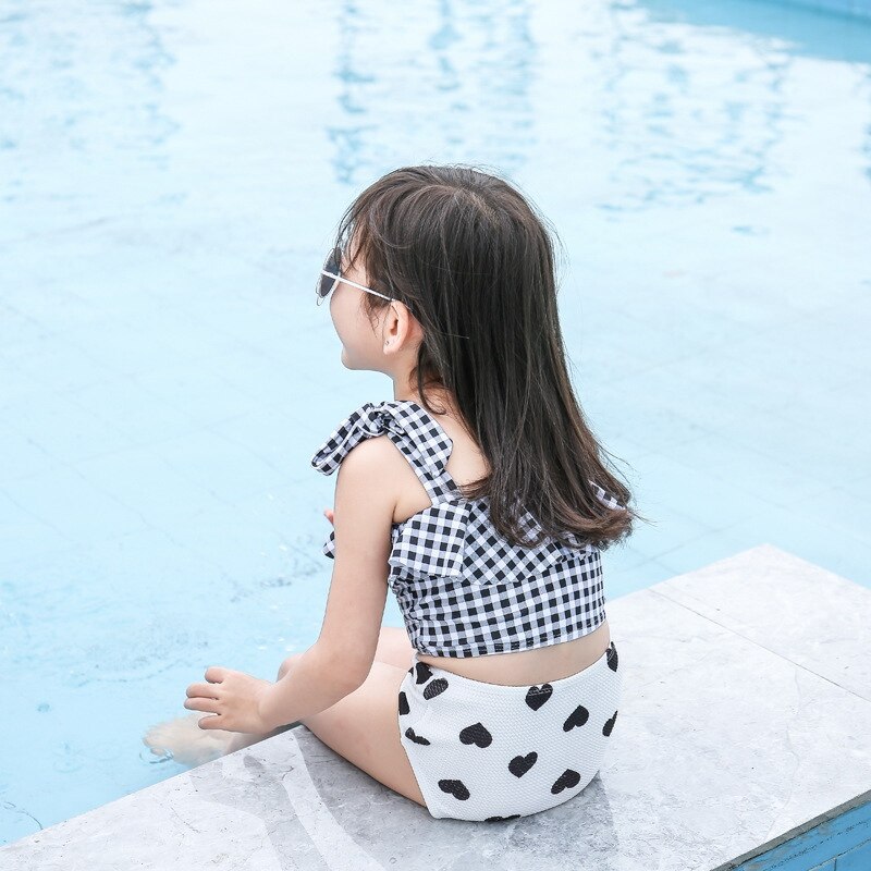 Niños traje de baño para niñas niños niña para niña Bikini traje de baño Niña Bikini niños traje de baño apto para nadar ropa de baño encantadora