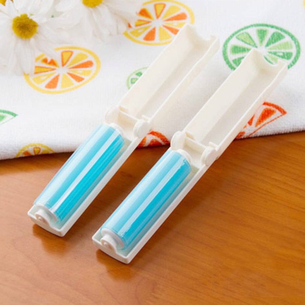 Dust Collector Clothes Fluff Dust Collector Dust Drum Lint Roller Folding Drum Brush Hair Sticky Washable Portable