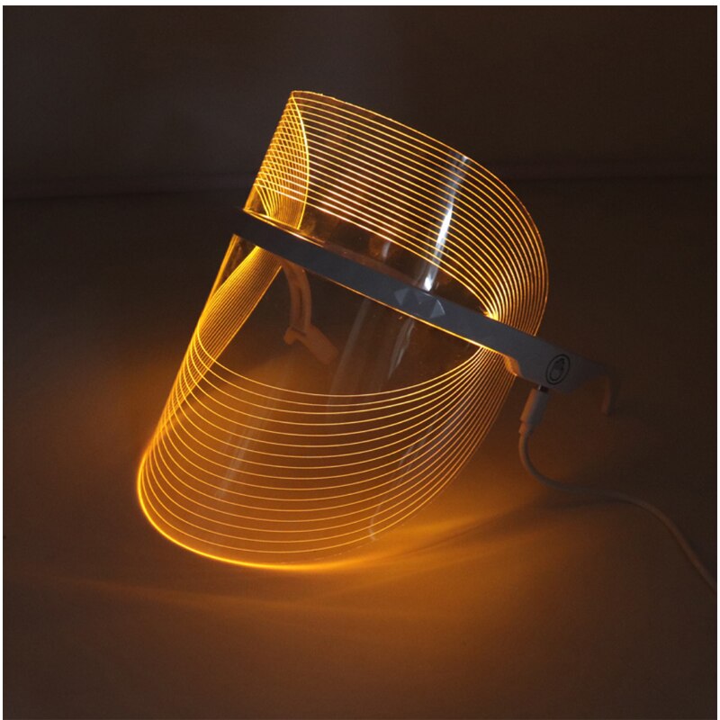 LED beauty mask for skin rejuvenation pores removal skin tightening 3 colors photon light therapy