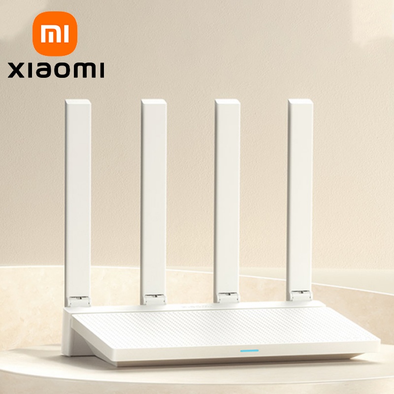 XIAOMI MIJIA Router AX3000T，2.4GHz 5GHz WiFi 6，Dual WAN Port Access LAN LED NFC Connect，Home Office Gaming，Support MIHOME APP