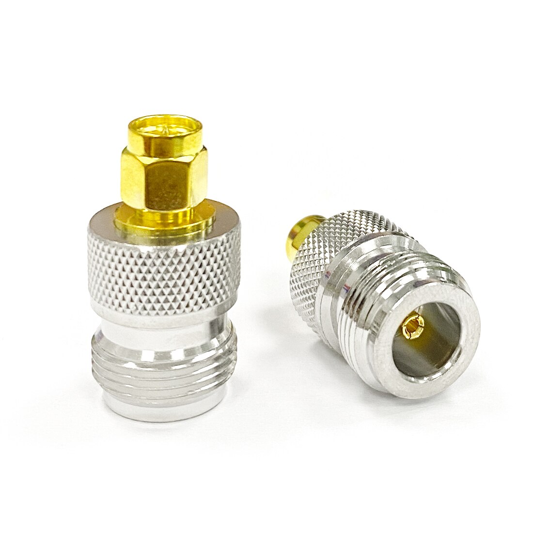 1pc N Female Jack to SMA Male Plug RF Coax Adapter Modem Convertor Connector Straight Nickelplated