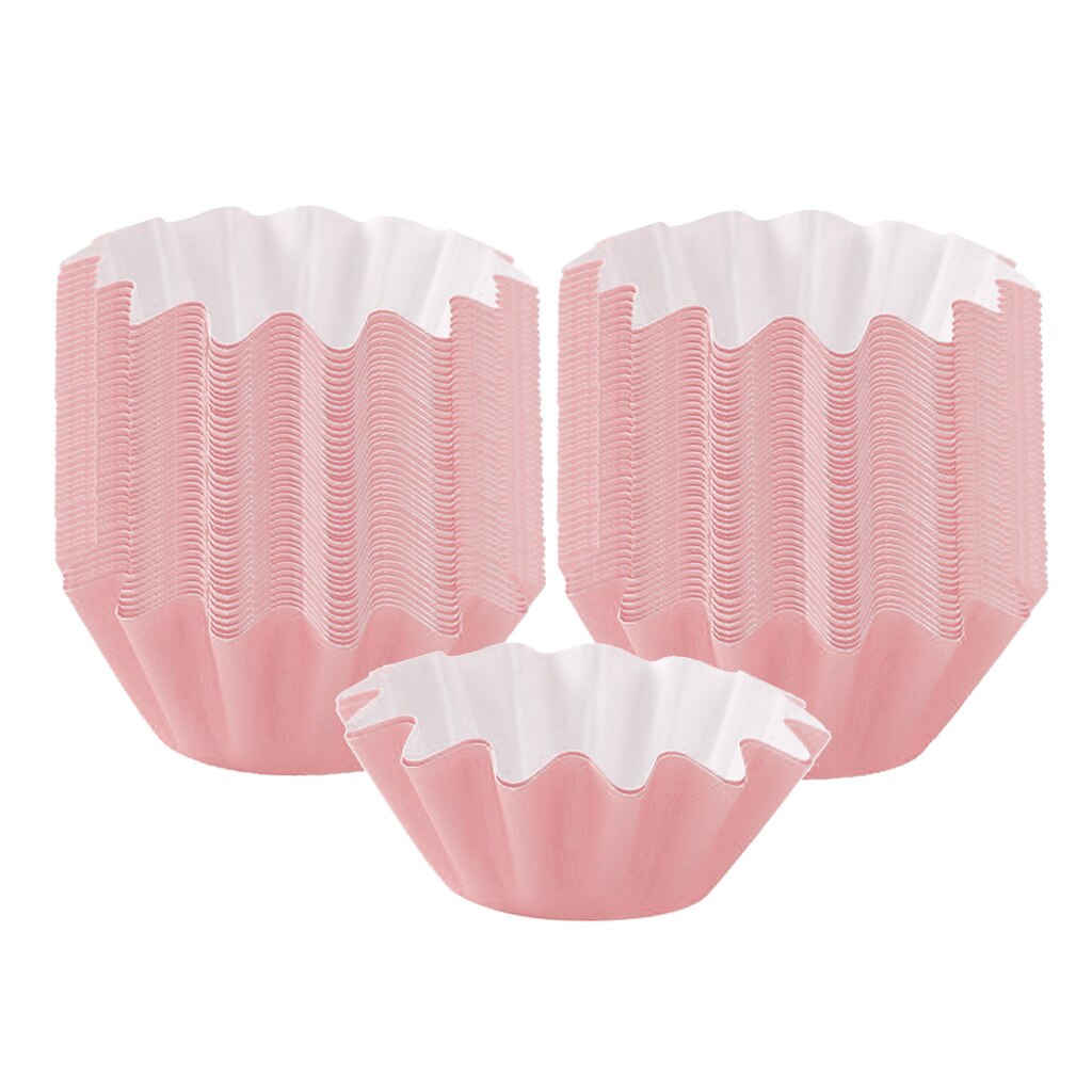100 Uds reutilizable derretir cera Liners reutilizables de cera de vela Popper del trazador de líneas: Pink