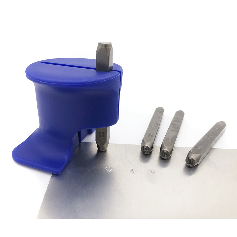 36/38pcs Number and Letter Stamp Set Industrial Grade Hardened Steel Metal Stamps For metal, wood, plastic, leather WWO66