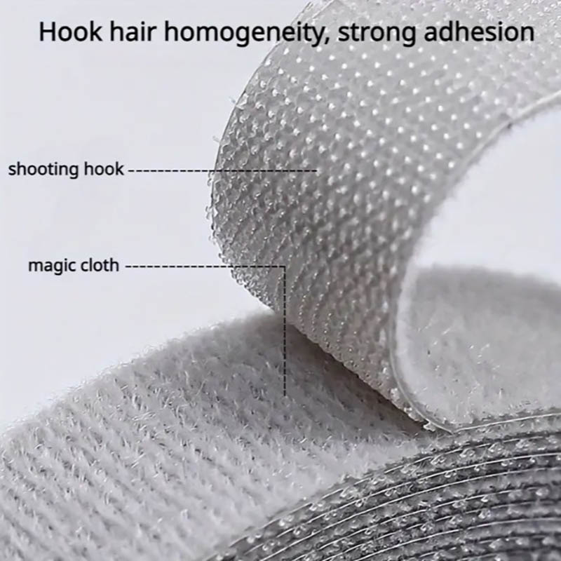1 rulle 3/5m genanvendelige kabelstropper kabelbindere velcro nylon fastgørelsestape ledningsorganisator til ledninger kabelhåndtering