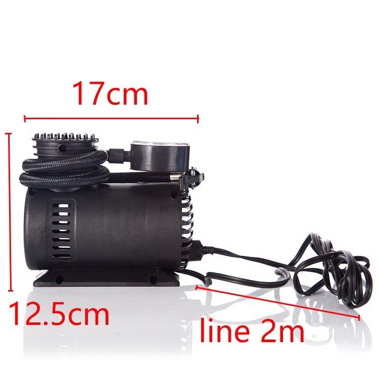 Car Auto 300PSI 12V Mini Air Compressor Car Electric Mini Air 300PSI Inflator Air Compressor Tire C300 12V Pump E0U2