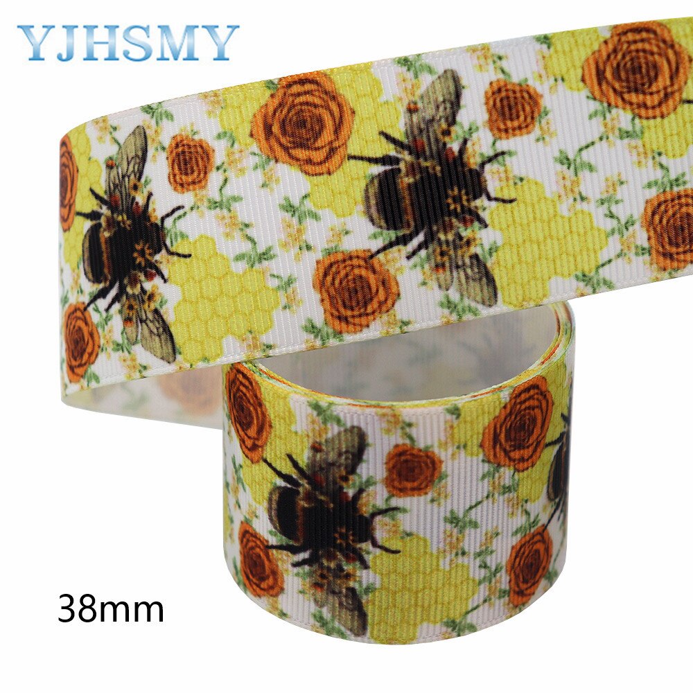 5 Yard 1-1/2inch Bumble Bee Ribbon Craft Ribbon De... – Vicedeal