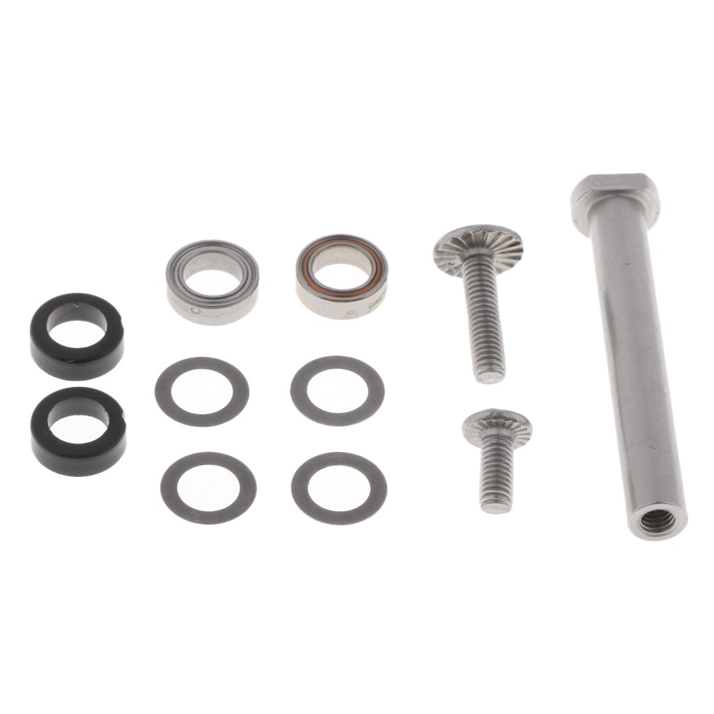 1 Set Fishing Reel Handle Knob Components Parts 5 x 8mm Reel Grip DIY Accessories with Bearings, Washers, Screw