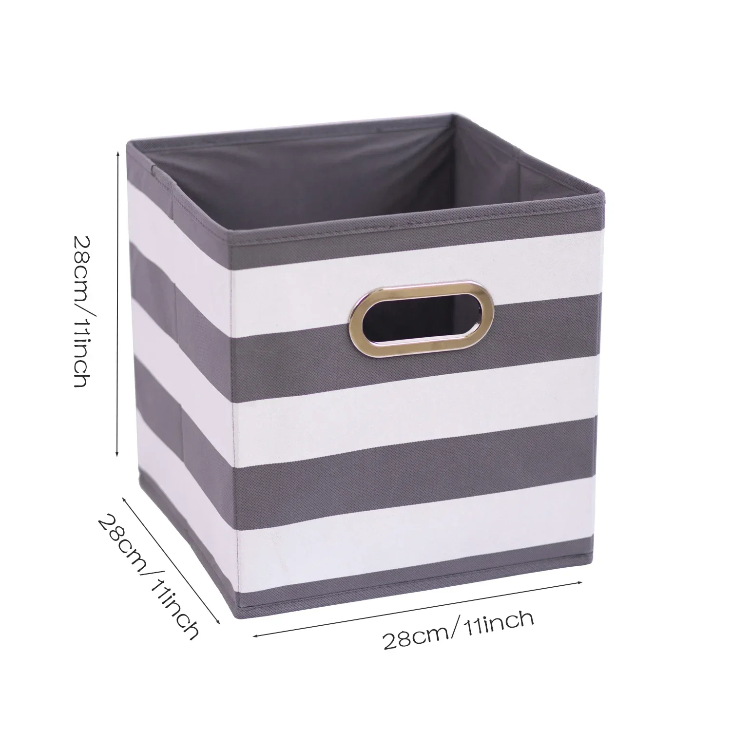 Foldable Clothing Storage Box Cube Drawer for Closet Multi-function Sundries Storage Organizer With Handle for Storage Shelves: black