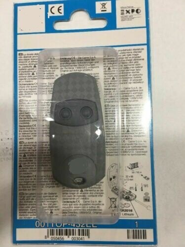 Came TOP432EE 2 Button Gate Remote Key Fob TOP432NA & TOP432EV TOP432EE