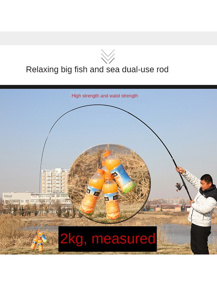 Karbonowa wędka obrotowa latająca przynęta na karpia z włókna węglowego lekka sztywna 28 regulowana miniaturowa wędka uchwyt rolki