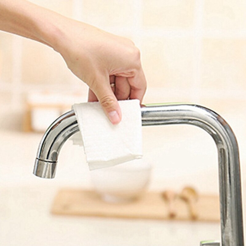 50Pcs Keuken Wegwerp Schoonmaakdoekje Absorberende Non-woven Servies Schotel Reiniging Handdoek Droog Veeg Doek Keuken Gadgets