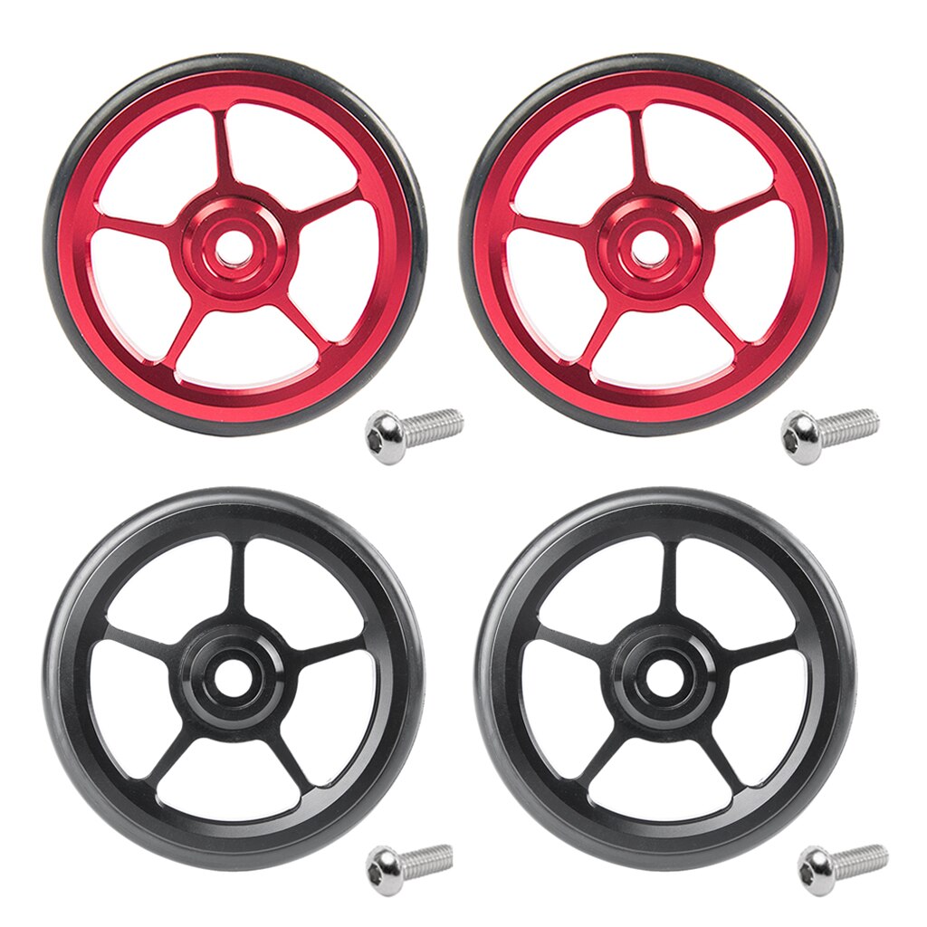 Sett  av 4 sykkel lette hjul 6cm til brompton modifiserte deler av hjulkomponenter