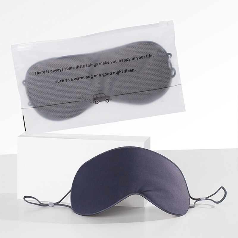 Masque de sommeil Double face masque pour les yeux de sommeil Surface chaude fraîche réglable