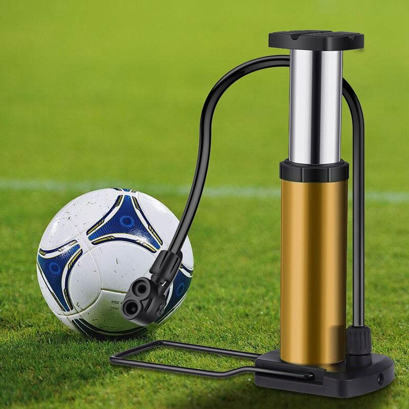 Bike Pump Mini Bike Floor Pump Foot Activated Bicycle Air Pump and Aluminum Alloy Portable Bike Pump Mountain Bike Tire Pump Com
