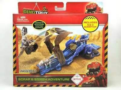 Con scatola originale Dinotrux Dinosaur Truck rimovibile Dinosaur Toy Car Mini modelli regali per bambini nuovi modelli di dinosauri: Grigio scuro