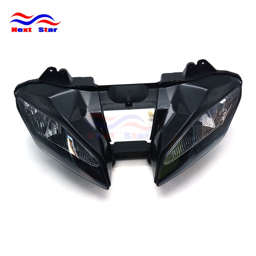Moto noir phares phares phares phares assemblage de lampes pour YZF600 YZF R6 YZF-R6 vélo de rue