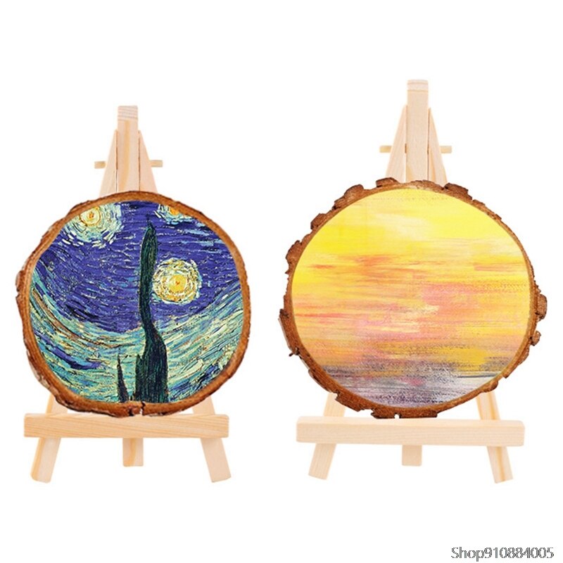 1Pc Mini Wooden Easel Tablet Stand Phone Holder Wedding Table Card Stand Display Holder Party Desktop Decor Mini Desktop Easel