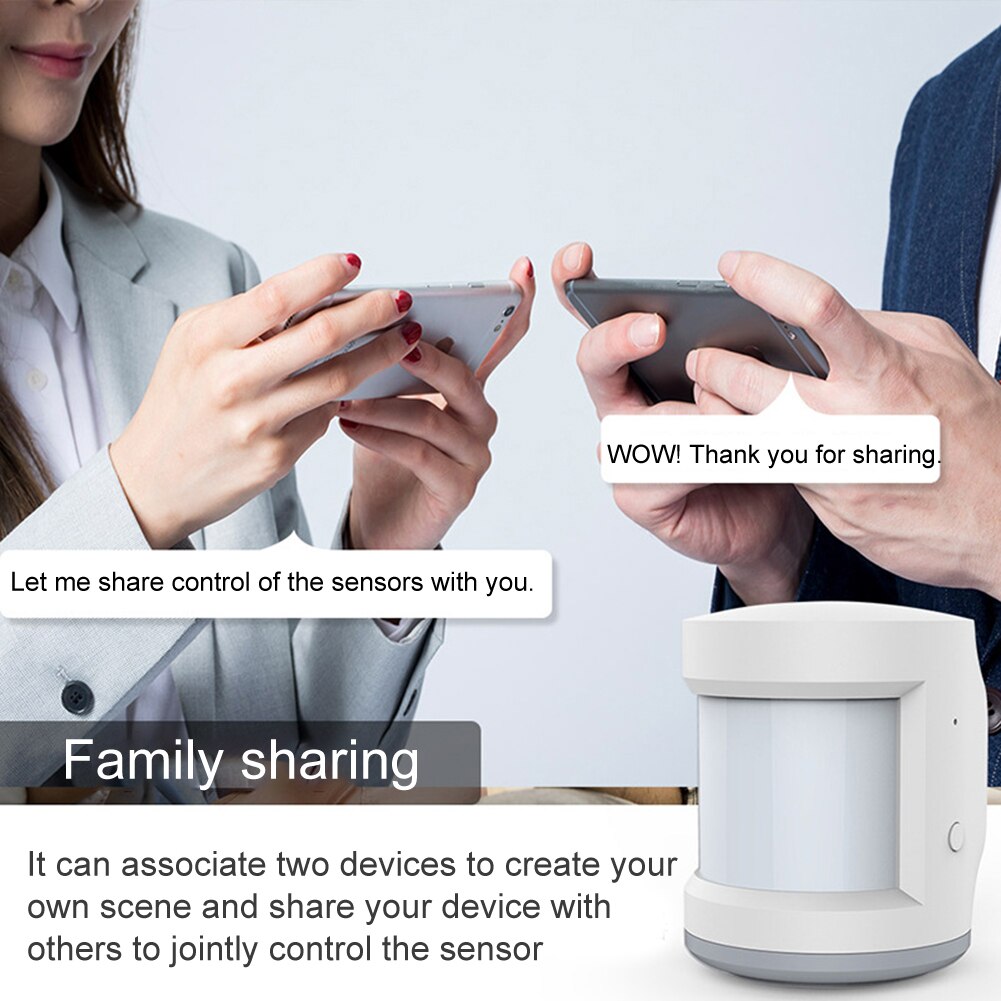 Smart Human Body Sensor ZigBee PIR Motion Security Wireless for Home App Human Motion Snsors Household Products