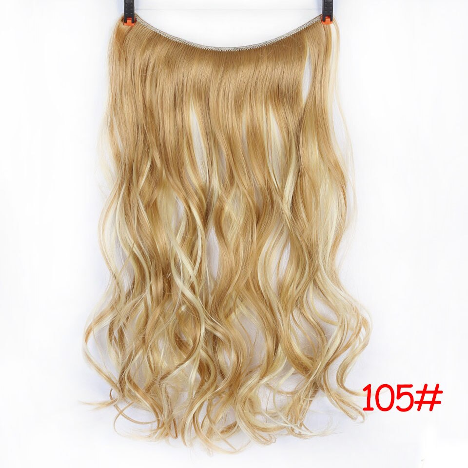 Extensiones de pelo Natural liso WERD, extensiones de pelo Artificial de fibra química de alta temperatura, pelo grande ondulado: P12 / 613