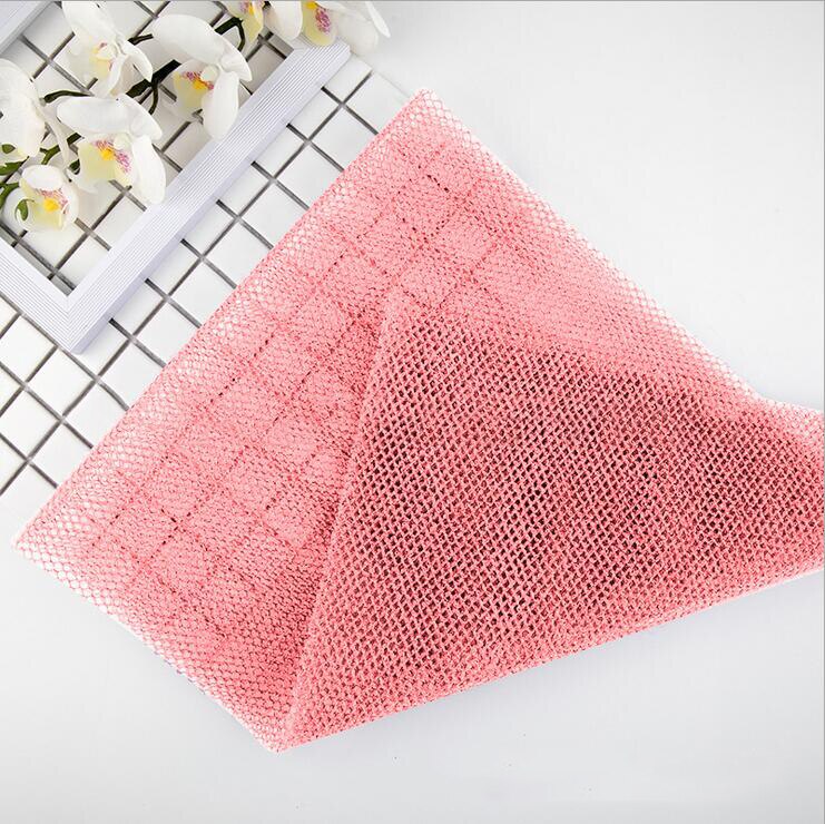 Esponja de Red Africana de 30x80cm, malla exfoliante Africana para el cuerpo, Red de lavado, paño de baño largo, ducha, 1 unidad: Pink