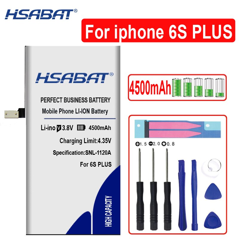 Top Brand HSABAT Newest Battery iphone SE 5 5S 5C 6 6S 7 8 X XS XR 11 / XS Max /6 6S 7 8 Plus / 11 Pro /11 Pro Max: for iphone 6S Plus