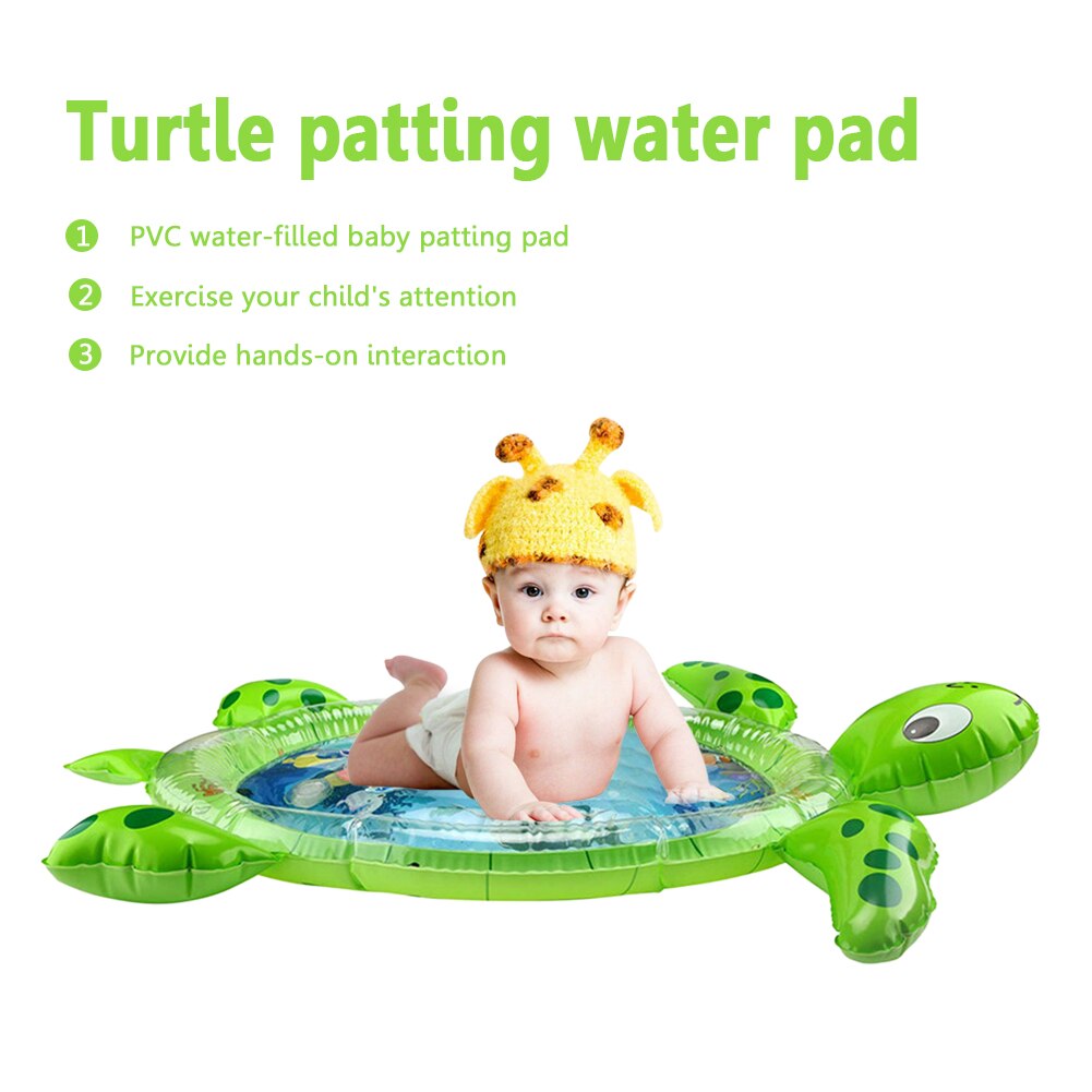 Zeeschildpad Opblaasbare Water Klopte Mat Baby Activity Center Kussen Speelmat Pad Sport Speelgoed Spelletjes Spelen Mat Met Vriend