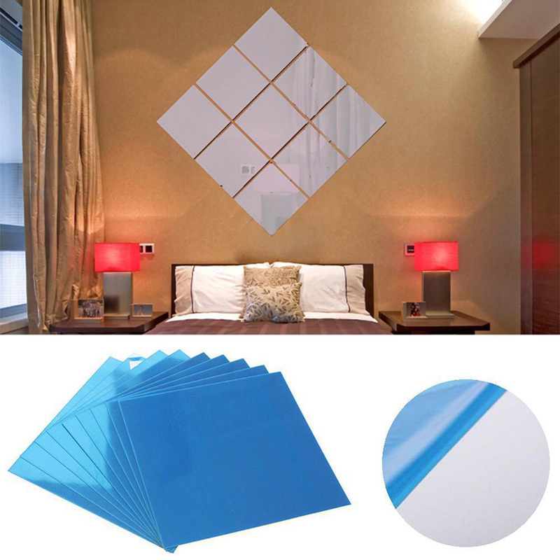 One Way Mirror Window Film Soft Wall Sticker Self-Adhesive Reflective Privacy Glass Tint Heat Control Solar Film Room Decor