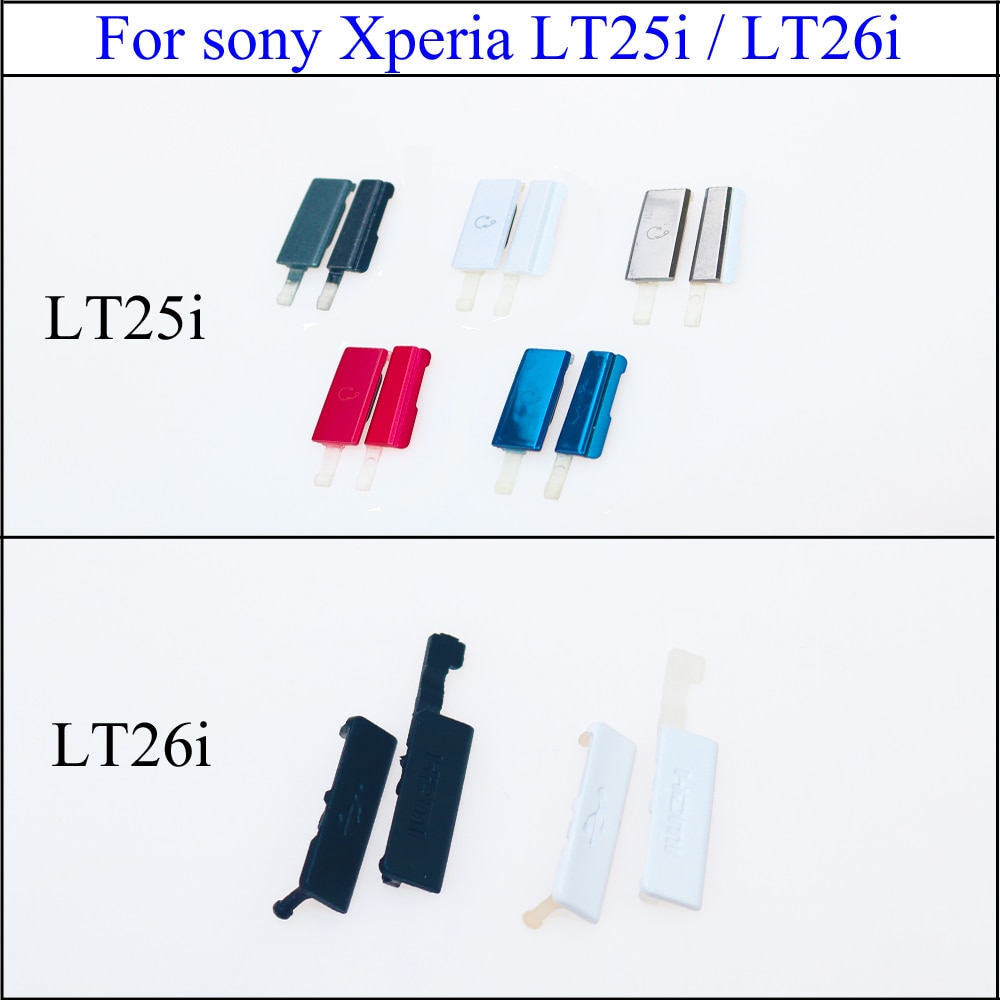 YuXi Stof Plug Voor Sony Xperia Xperia LT25i/LT26i Sim Card Slot Poort Micro SD USB Dust Plug Cover