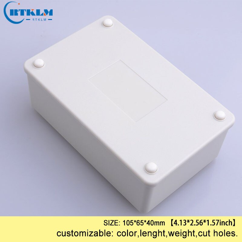 Electric box plastic junction box abs electronic circuit box diy plastic project box plastic enclosures instrument 105*65*40mm