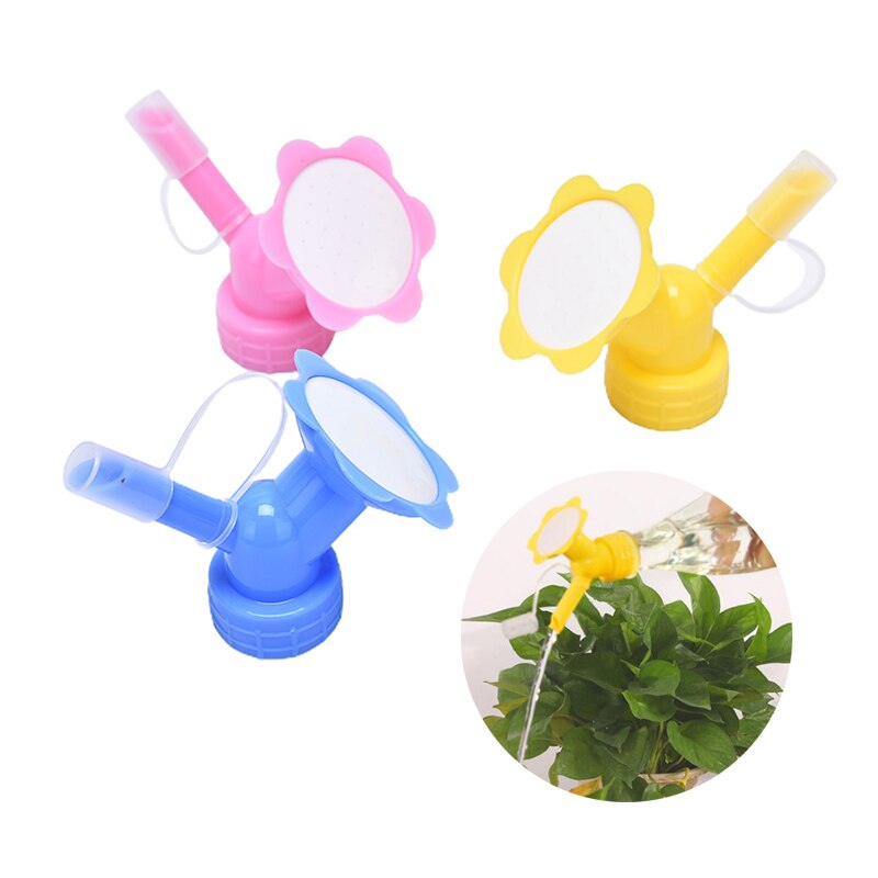 2In1 Potplanten Gieter Gereedschap Plastic Sprinkler Nozzle Voor Bloem Waterers Fles Gieters Sprinkler Tuin Gereedschap