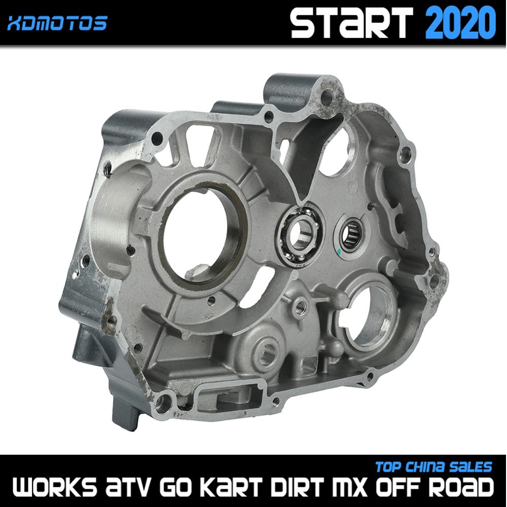 Cárter de motocicleta Lado derecho cárter de estator para lifan 150 150cc Horizontal de arranque de los motores de suciedad Pit bicicletas piezas