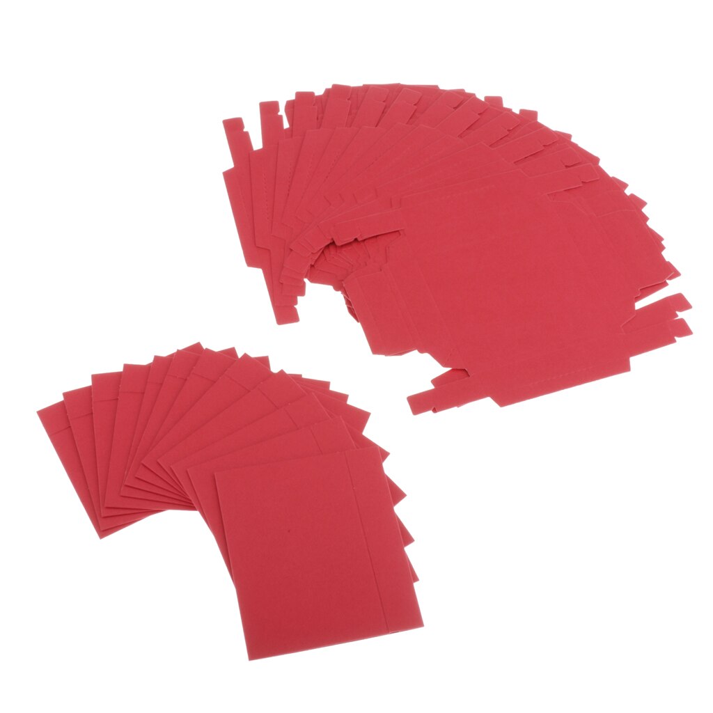 12 pacchetto Collana Anello Scatola di Cartone Scatole di Gioielli origami Piccola Confezione regalo FAI DA TE