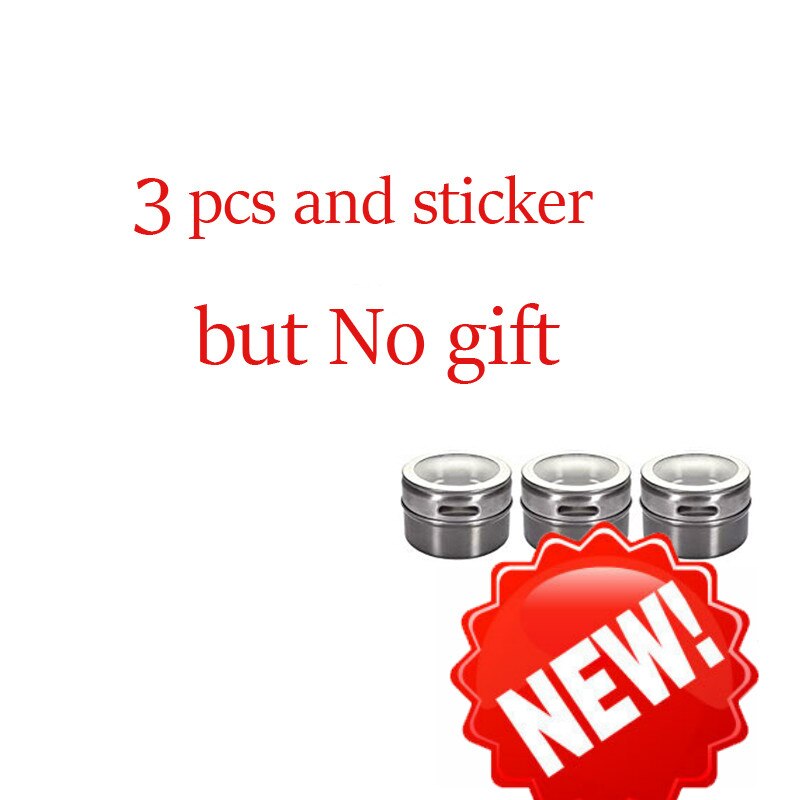 Magnetic Spice Jars Container Set With Labels Stickers Pen Seasoning Bottle Pepper Storage Favor Of Elefants spice jar: 3pcs