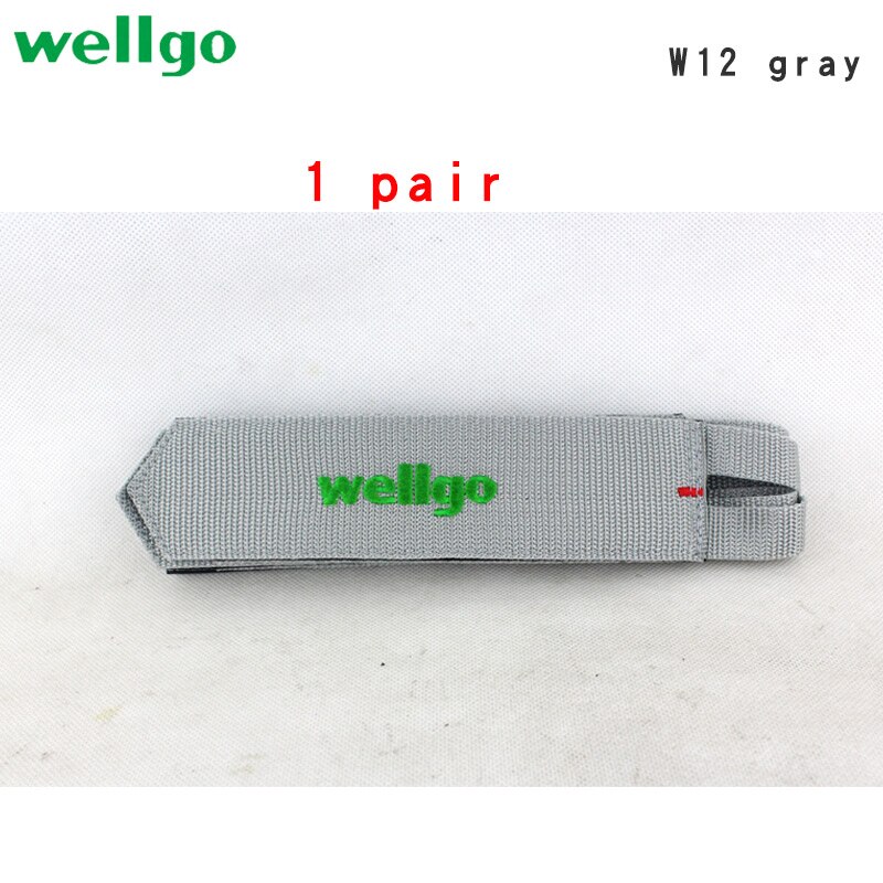 1 paire de sangles de pédale de vélo en Nylon Wellgo, ceinture à Clip d'orteil pour vtt, bande de pédale de vélo de route de montagne, sangle de pédale de cyclisme à engrenage fixe