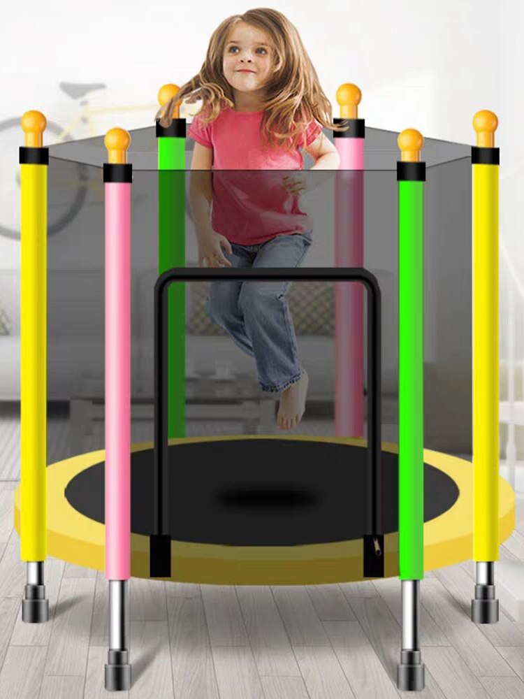 Trampoline Vangnet Uv-Bestendig Tuin Trampoline Vervanging Net Voor 3.97ft/4.59ft/4.92ft 6 Polen Trampolines
