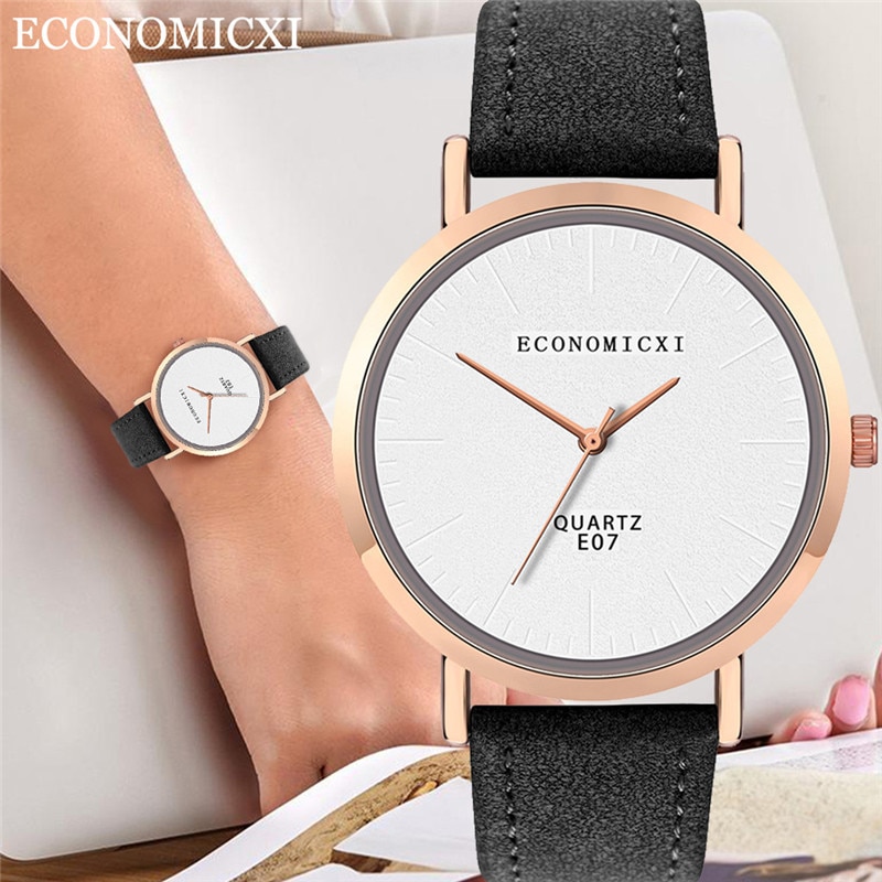 KIMOMT Womens Watches Leather Quartz Watch Waterproof