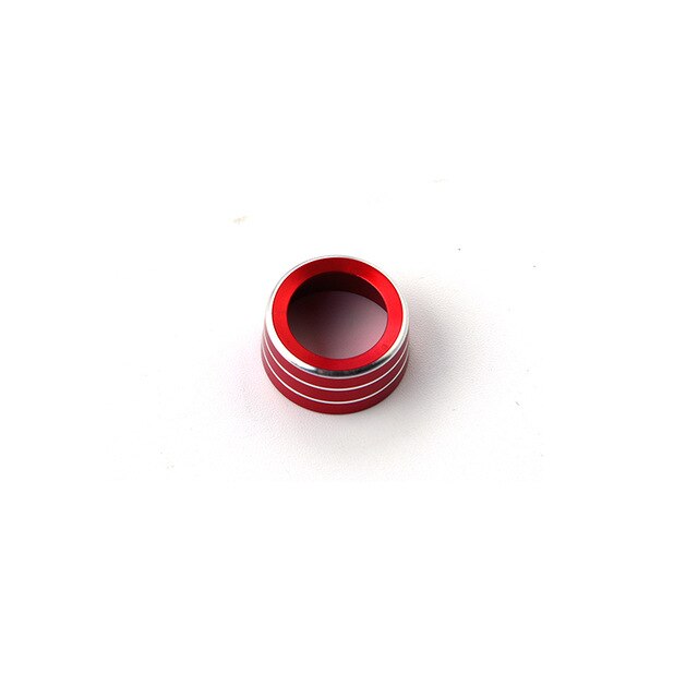 Perilla de ajuste de espejo retrovisor de Metal, anillo decorativo para Smart Fortwo Forfour, accesorios de estilo Interior de coche, 453: Rojo