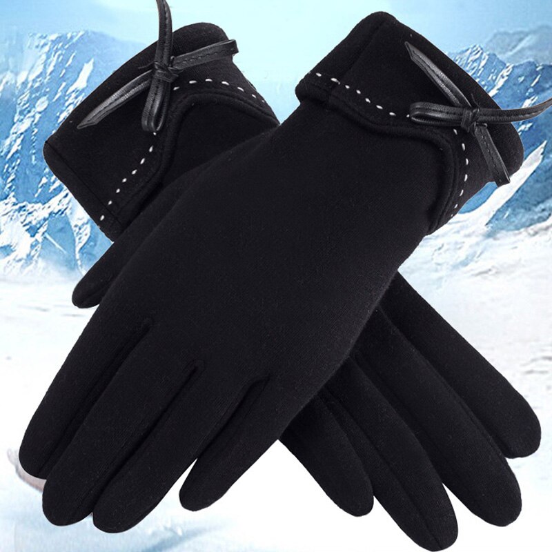 Elegante Plüsch Frauen Handschuhe Herbst Winter Warme Handgelenk Fäustlinge Weiblichen Fahren Handschuhe guantes mujer luvas de inverno: Stil 5 Schwarz