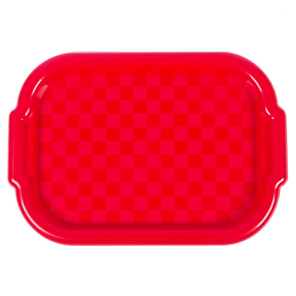 Art Tray Serving Crafts Home Fast Food Kitchen For Kids Preschool Classroom Activity Daycares Drawing Plastic Organizer Painting: Red