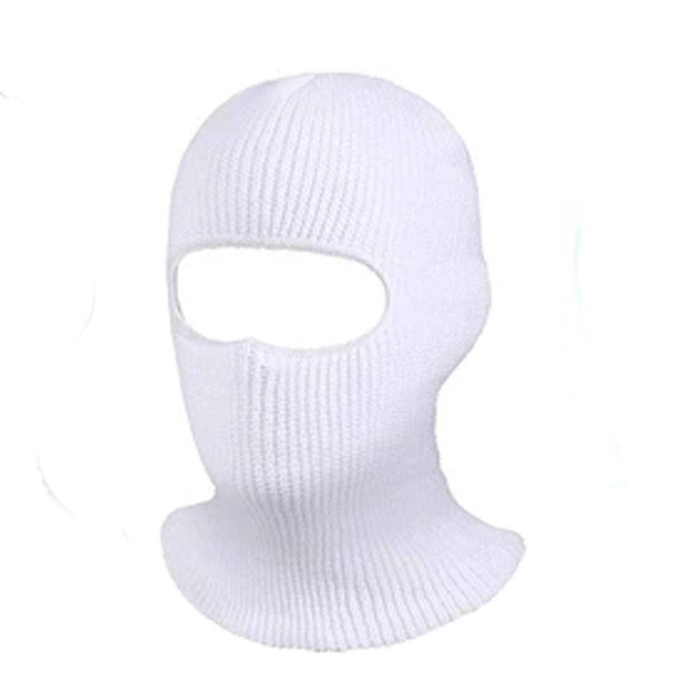 Bonetă pălărie protecție urechi guler cu 1- găuri căciuliță cagulă mască bărbați căciuli căciuli tricotate acoperire completă față căciulă de iarnă pentru femei: Albastru cerul