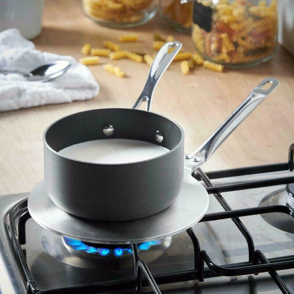 Difusor de calor por inducción de 19,5/21,5 cm, convertidor de almohadilla de aislamiento de café, placa adaptadora de disco, cacerola para hogar, herramienta de cocina