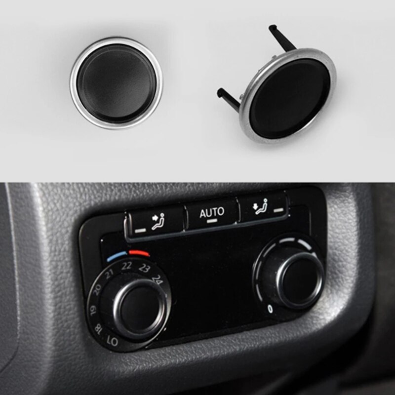 2 Stuks Achter Airconditioning Knop Ac Knop Warmte Schakelaar Knop Voor Sharan Auto Accessoires