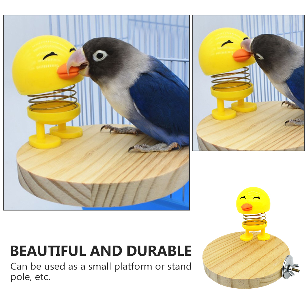 Parakeet Standing Rack Birdcage Parrot Plaything Indoor Bird Perching Platform