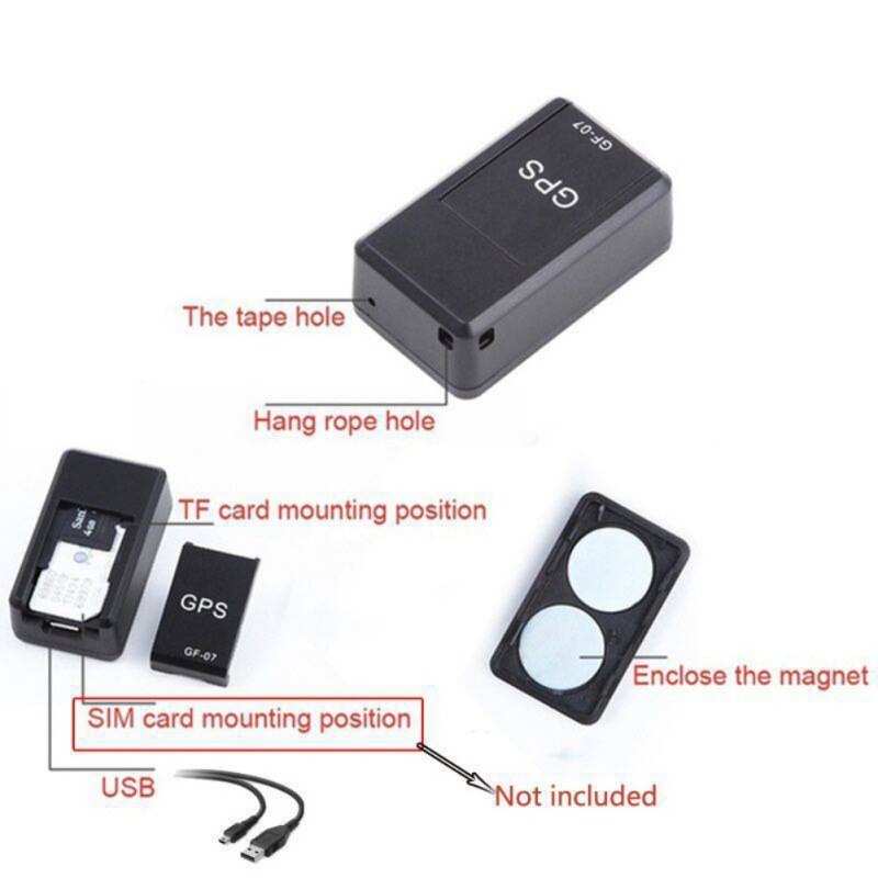 GPS Real Time Tracking Locator GSM GPRS Tracking Anti-Verloren Opname Tracking Device Locator Tracker