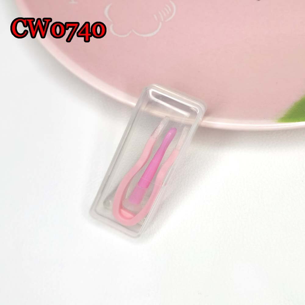 Small Contact Lenses Tweezers with Suction Stick Color Special Tool Lens Inserter Remover Eyewear Accessories CW0740: 0740 PINK 1PC